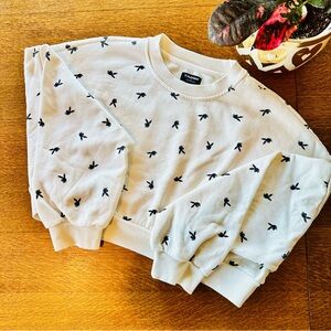 Playboy Cropped Sweatshirt